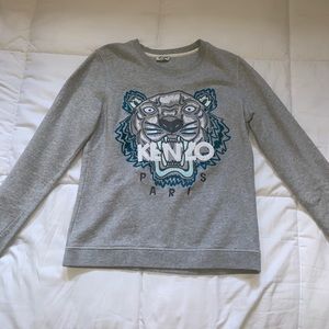 Grey Kenzo Embroidered Sweatshirt